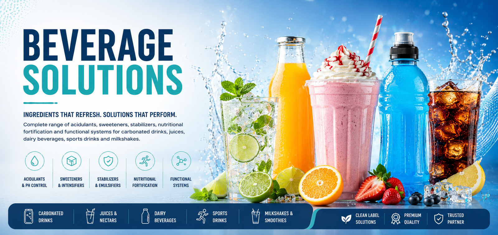 industries beverage solution banner