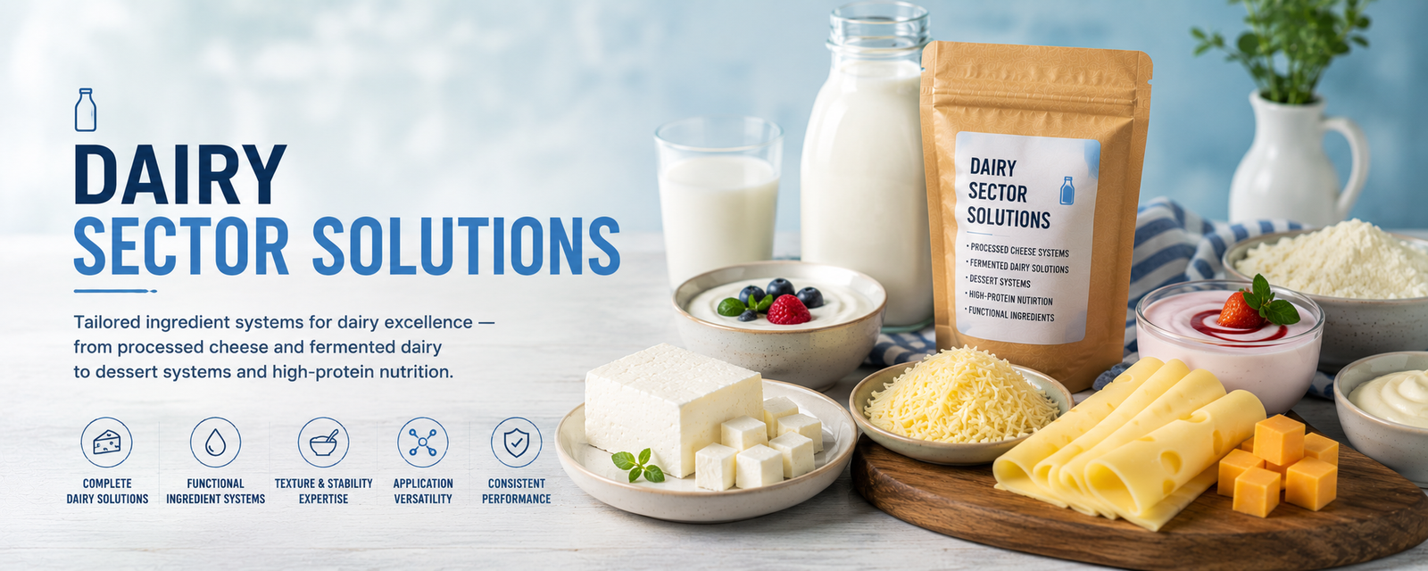 industries dairy solution banner