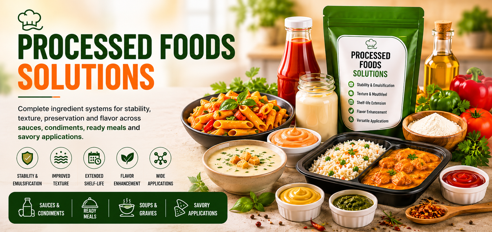 industries processed food banner